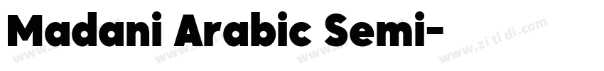 Madani Arabic Semi字体转换